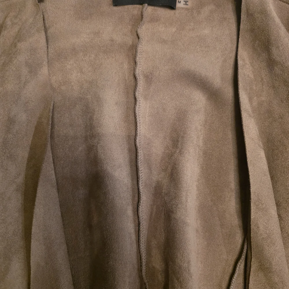 DO+BE Faux Suede Open Front Jacket – Women’s Size Medium - Picture 6 of 7